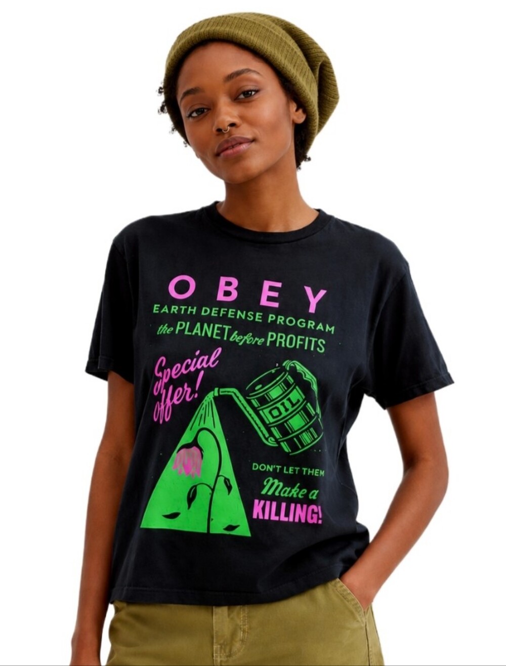 OBEY Earth Defense Graphic Tee